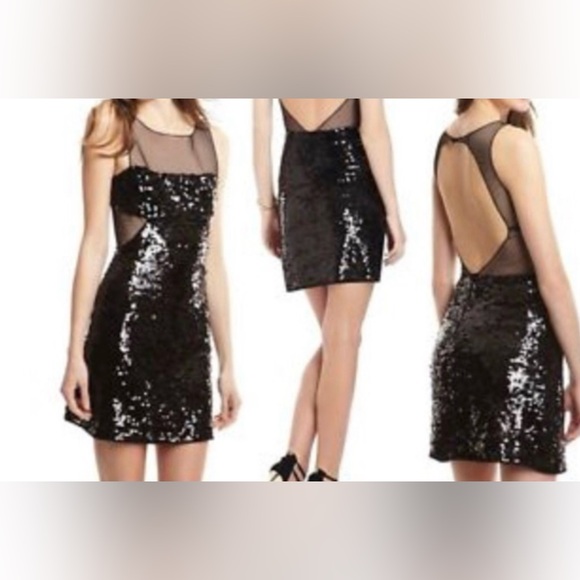 BCBGMaxAzria LIA Sequins Cocktail Dress in Pre ❤️ - Picture 2 of 2